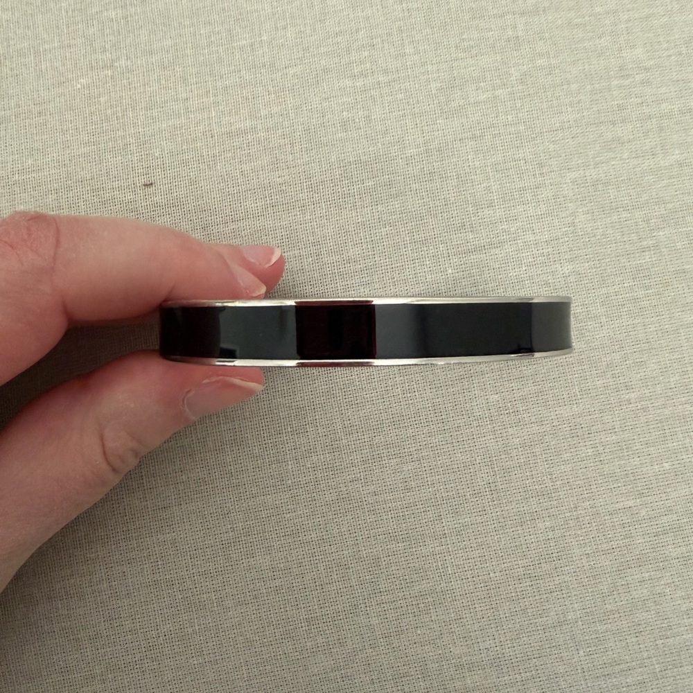 Talbots Black and Silver Bracelet